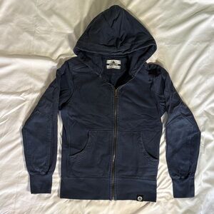American Giant Blue Sportswear Hoodie